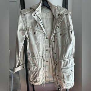 Beige utility jacket